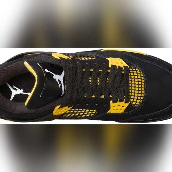 Black and yellow retro 4s - Picture 2 of 6